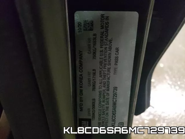KL8CD6SA6MC729739 фото 2