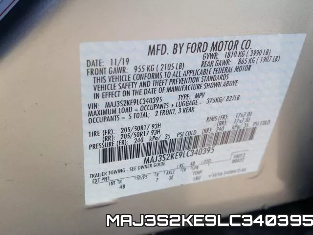 MAJ3S2KE9LC340395 фото 2