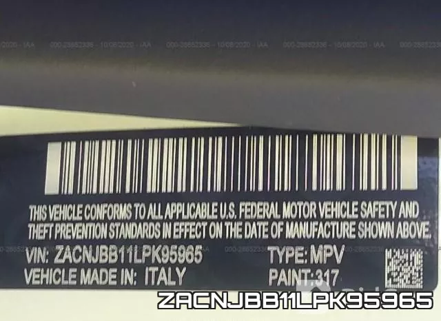 ZACNJBB11LPK95965 фото 9