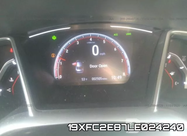 19XFC2E87LE024240 фото 7