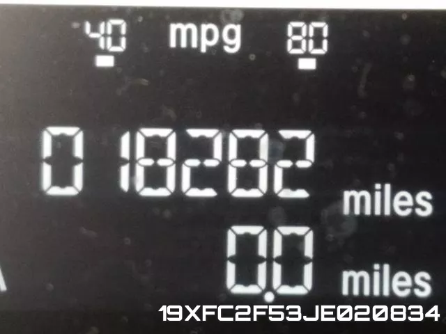 19XFC2F53JE020834 фото 9