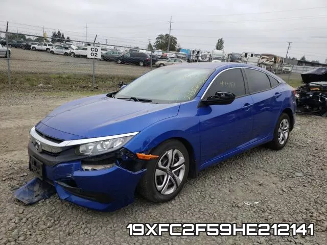 19XFC2F59HE212141 фото 3
