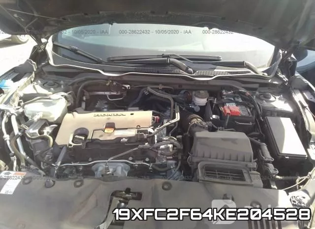 19XFC2F64KE204528 фото 2