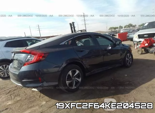 19XFC2F64KE204528 фото 5