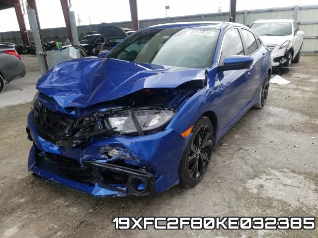 19XFC2F80KE032385 фото 3