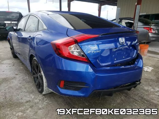 19XFC2F80KE032385 фото 4