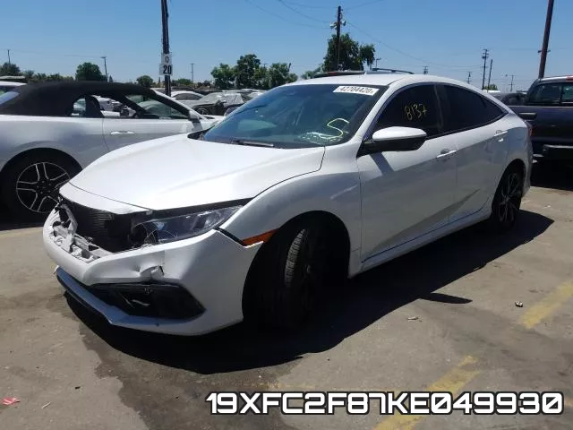 19XFC2F87KE049930 фото 2