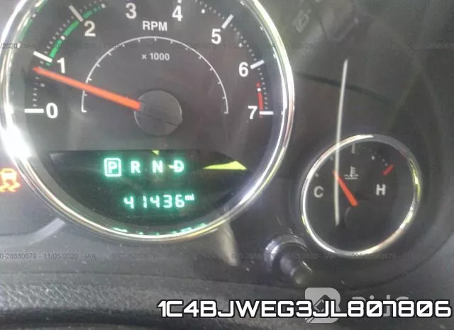 1C4BJWEG3JL807806 фото 8