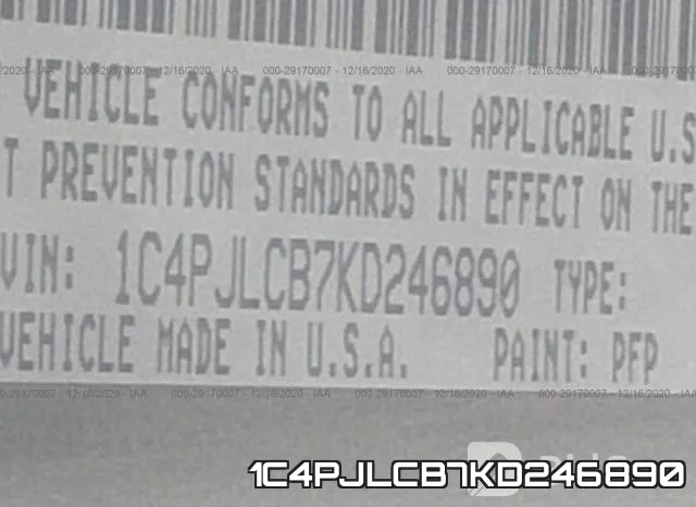 1C4PJLCB7KD246890 фото 6