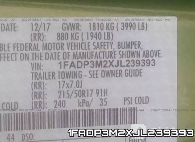1FADP3M2XJL239393 фото 9
