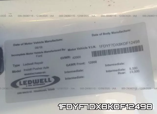 1FDYF7DX8KDF12498 фото 10