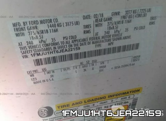 1FMJU1HT6JEA22159 фото 10