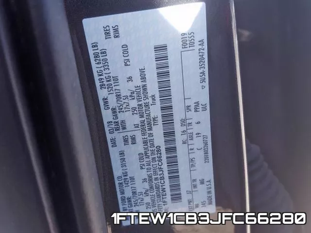1FTEW1CB3JFC66280 фото 2