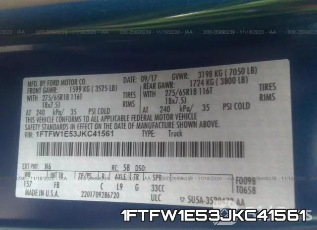 1FTFW1E53JKC41561 фото 10