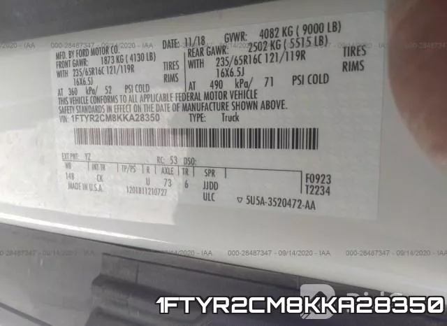 1FTYR2CM8KKA28350 фото 9