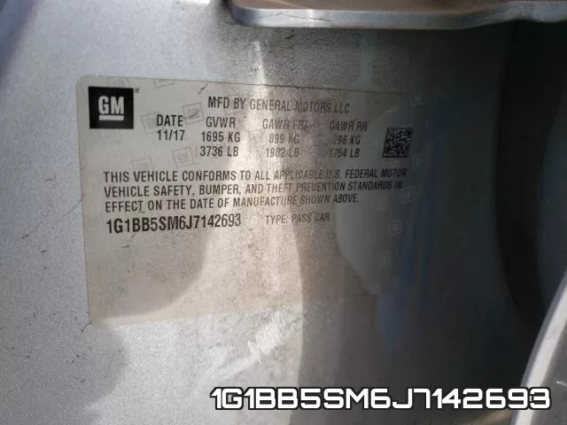 1G1BB5SM6J7142693 фото 2