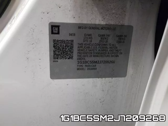 1G1BC5SM2J7209268 фото 2