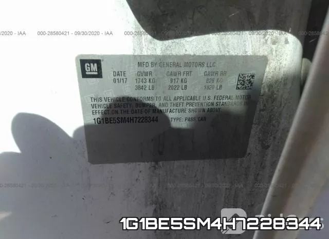 1G1BE5SM4H7228344 фото 10