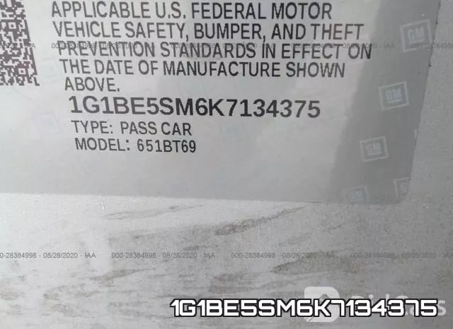 1G1BE5SM6K7134375 фото 10