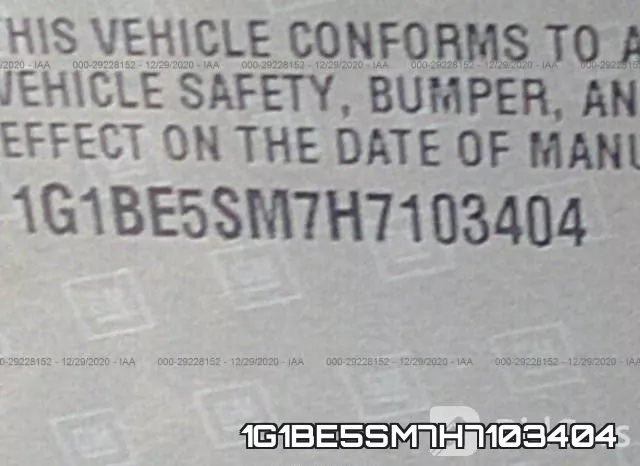 1G1BE5SM7H7103404 фото 10