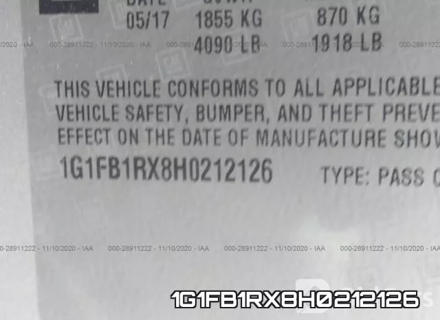 1G1FB1RX8H0212126 фото 9