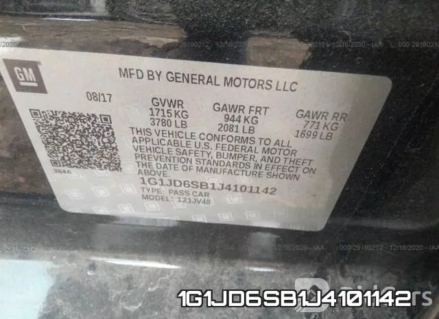 1G1JD6SB1J4101142 фото 10