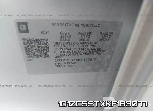 1G1ZC5STXKF183077 фото 9