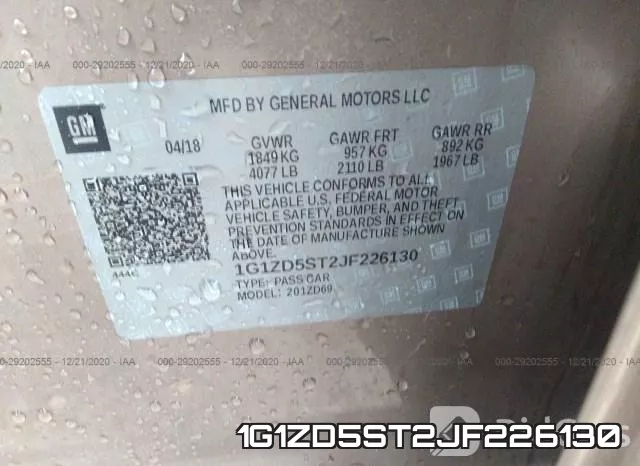 1G1ZD5ST2JF226130 фото 10