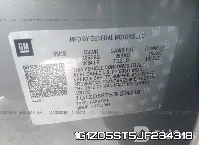 1G1ZD5ST5JF234318 фото 10