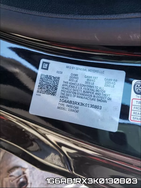 1G6AB1RX3K0130803 фото 2