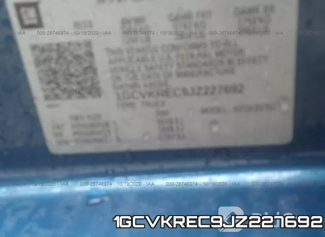 1GCVKREC9JZ227692 фото 9