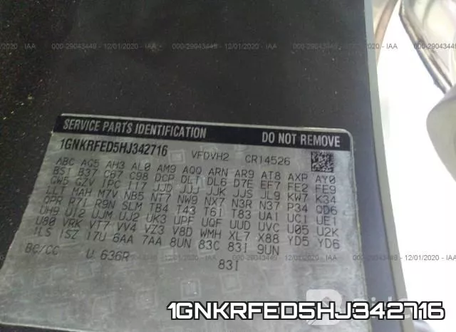 1GNKRFED5HJ342716 фото 10