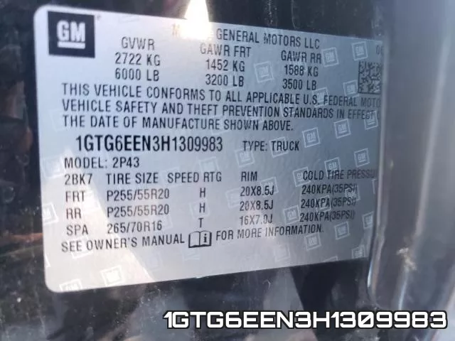 1GTG6EEN3H1309983 фото 2