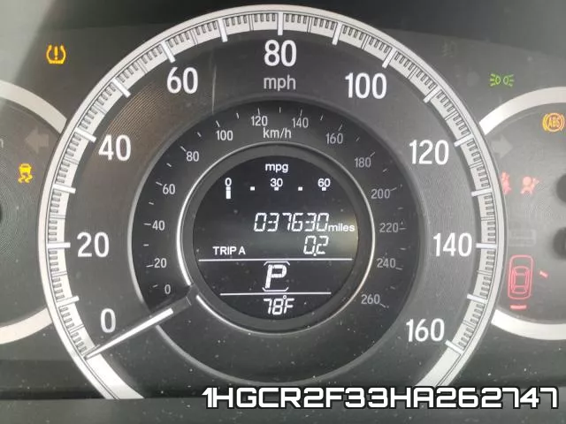 1HGCR2F33HA262747 фото 9