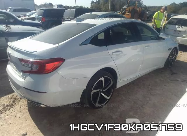 1HGCV1F30KA051759 фото 5
