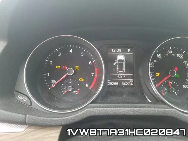 1VWBT7A31HC020847 фото 9