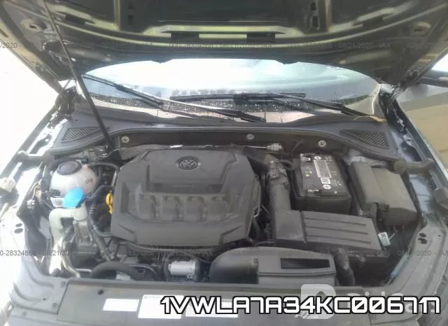 1VWLA7A34KC006717 фото 2
