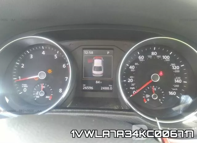 1VWLA7A34KC006717 фото 8