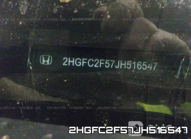 2HGFC2F57JH516547 фото 10