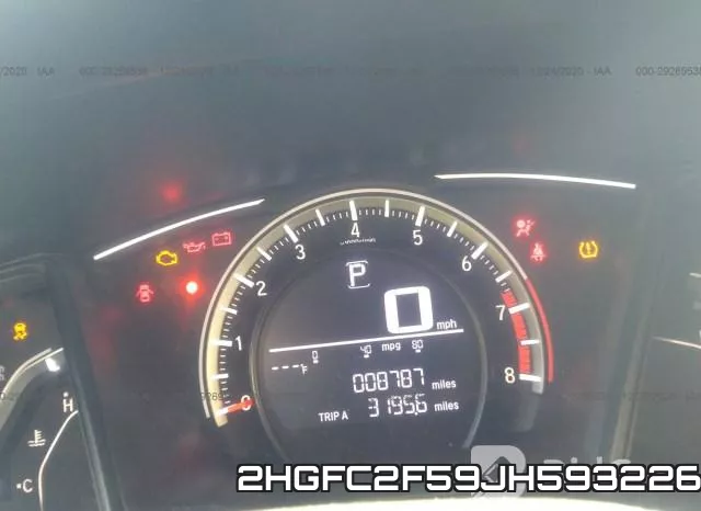 2HGFC2F59JH593226 фото 7