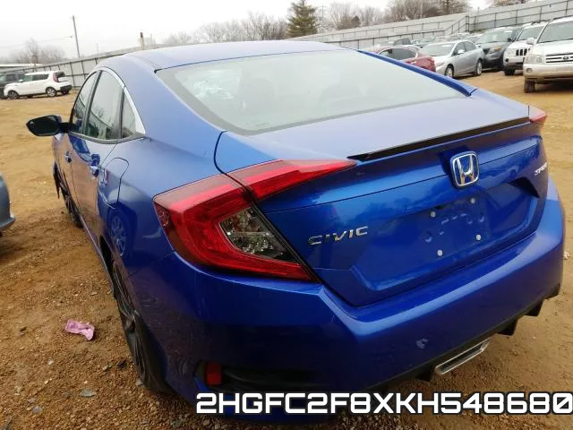 2HGFC2F8XKH548680 фото 4