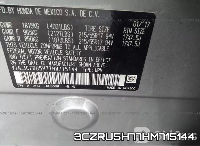 3CZRU5H77HM715144 фото 9