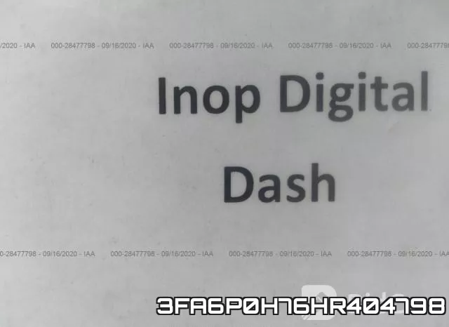 3FA6P0H76HR404798 фото 7