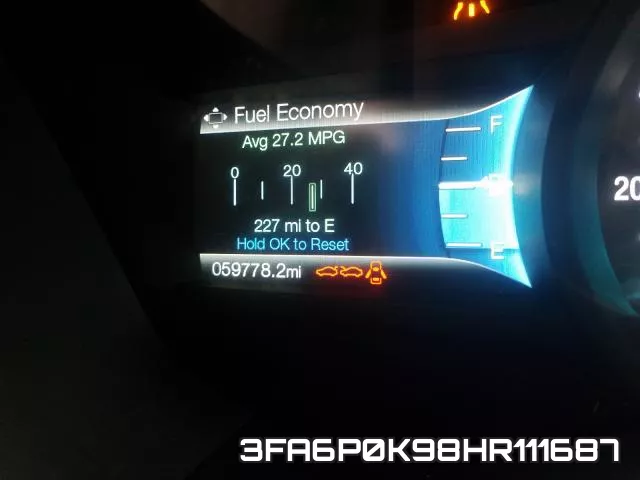 3FA6P0K98HR111687 фото 9