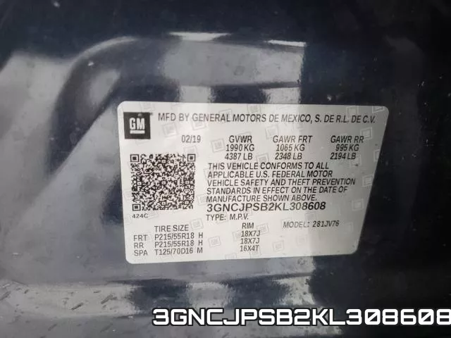 3GNCJPSB2KL308608 фото 2