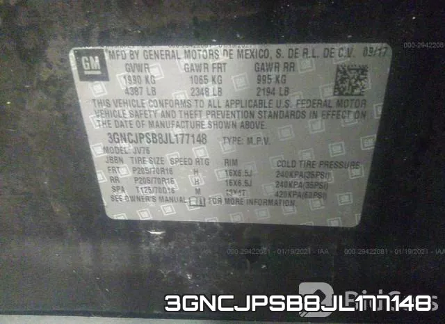 3GNCJPSB8JL177148 фото 10