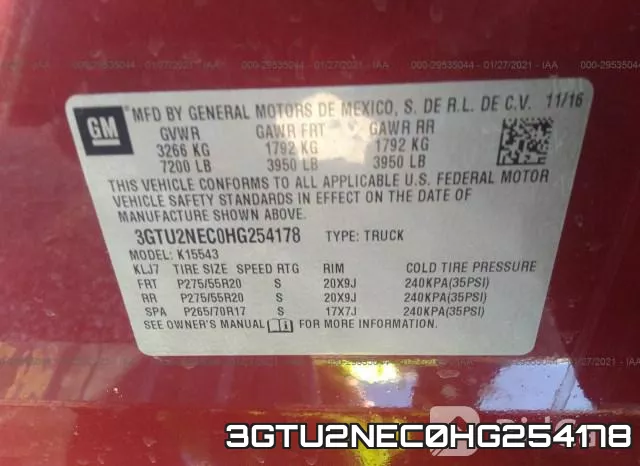 3GTU2NEC0HG254178 фото 10