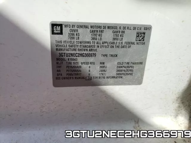 3GTU2NEC2HG366979 фото 2