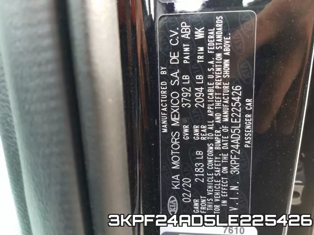 3KPF24AD5LE225426 фото 2