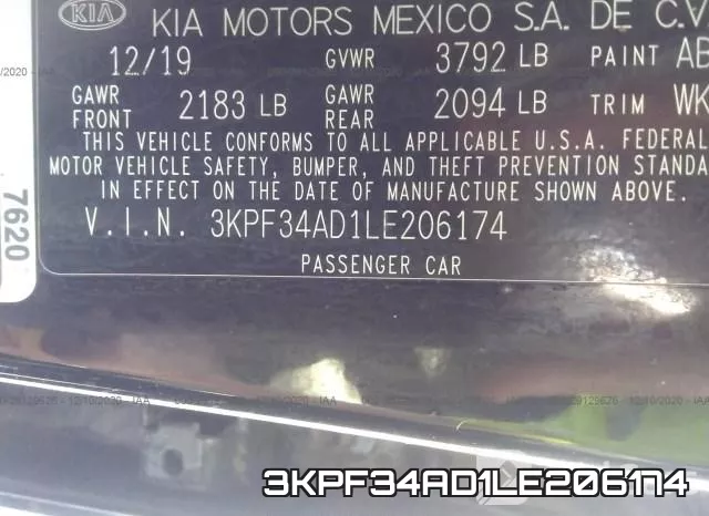 3KPF34AD1LE206174 фото 9